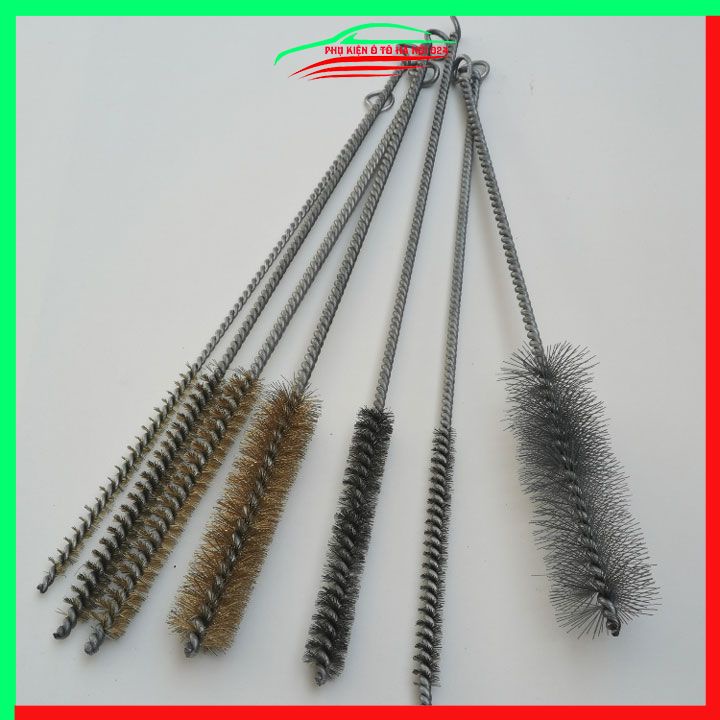 Chổi đánh gỉ sợi thép xoắn tròn đường kính tùy chọn từ 8mm-50mm