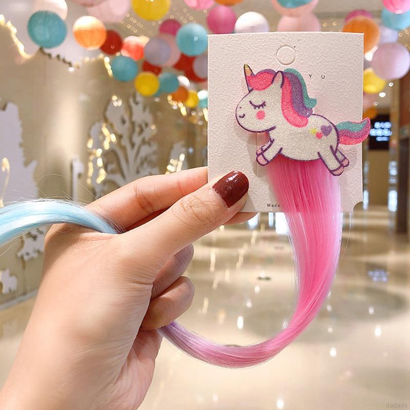 Tóc giả dạng kẹp thời trang Hàn Quốc đáng yêu cho bé gái