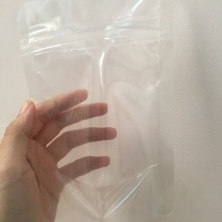 Túi zip đứng trong suốt đựng slime/bột