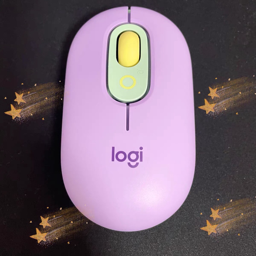 Chuột không dây Bluetooth Logitech Pop Mouse thông minh,dễ thương,độ nhạy cao. Tặng kèm Pin ALKALINE.Nhà sản xuất OEM