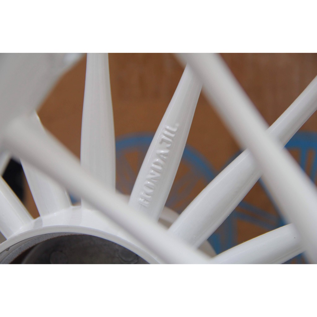 Mâm xe sirius, jupiter 18 đũa tròn màu trắng sứ