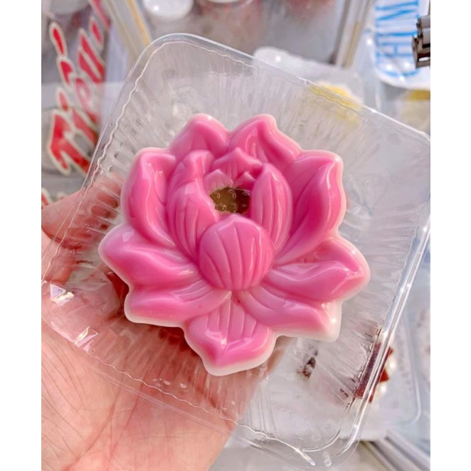 Khuôn thạch 4 ô hình hoa sen , cá chép