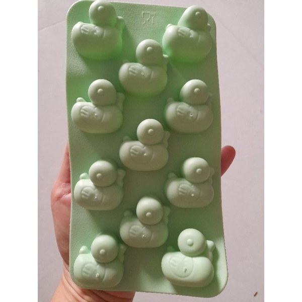 Khuôn rau câu #đổ thạch trà sữa# hình con vịt cute, khuôn trái cây, khuôn hoa hồng hoa mai hoa cúc #khuôn viên bi8