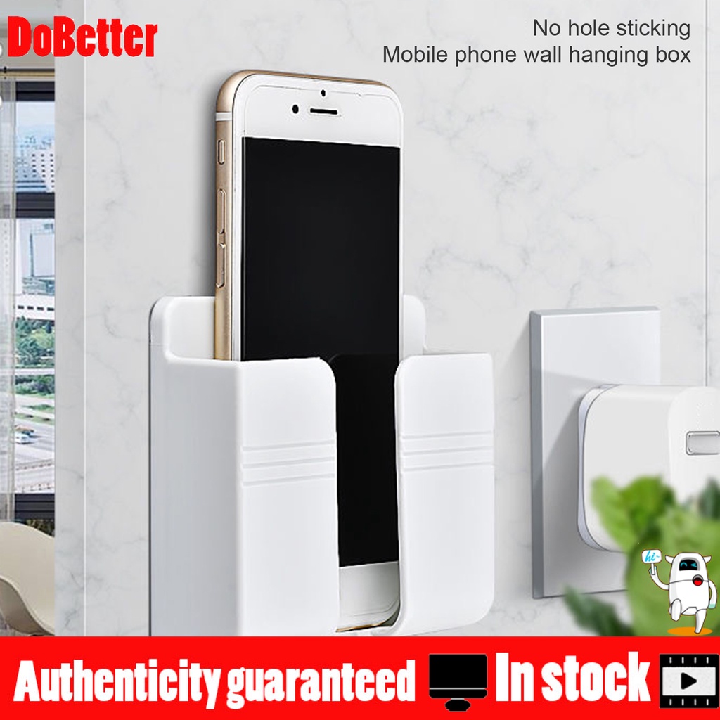 Giá đỡ sạc điện thoại gắn tường không đục lỗ đa năng thông dụng cho nhà ở
