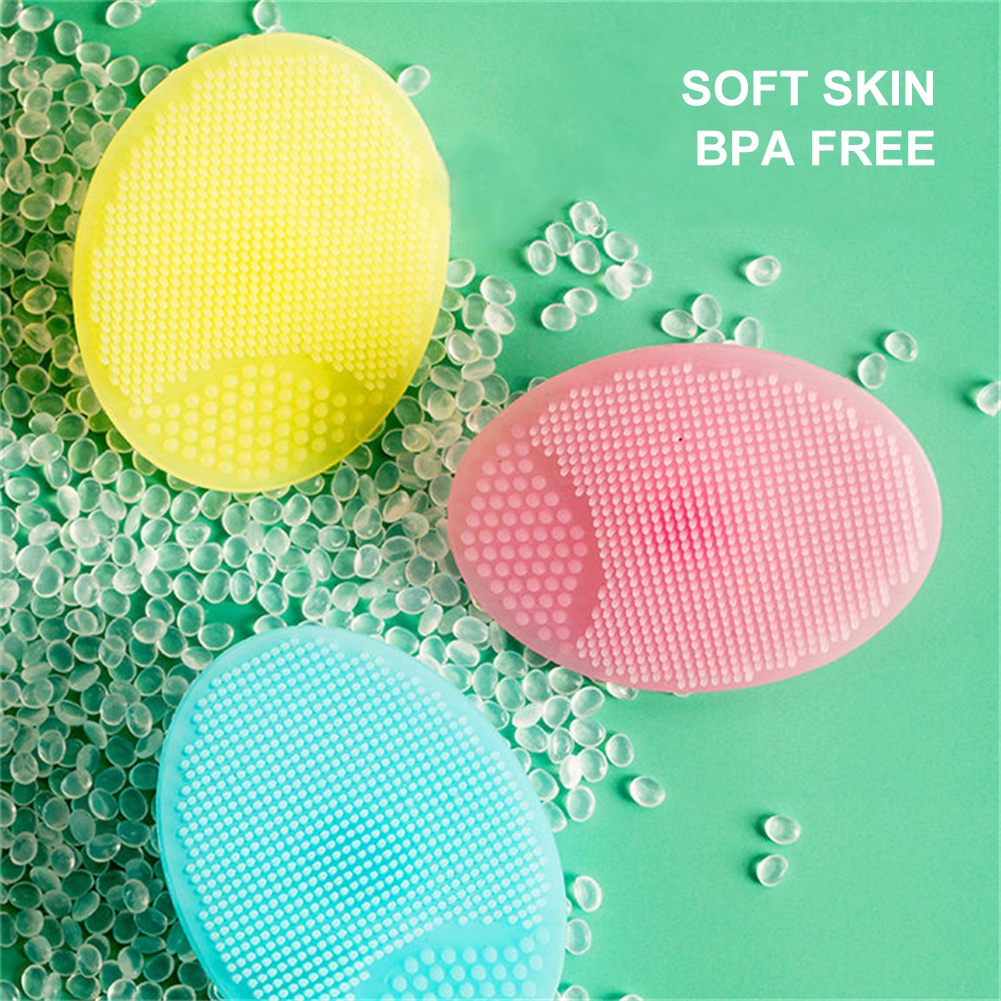 Silicone Cho Bé Dầu Gội Bàn Chải Cho Trẻ Sơ Sinh Tắm Mềm Dẻo Silicone Trẻ Em Tắm Đầu Bàn Chải Tóc Giặt Massage Cọ Lau Lược