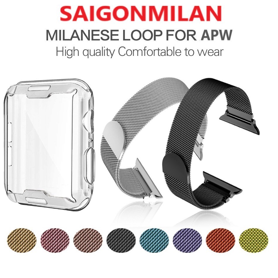 Ốp Dẻo Bảo Vệ Màn Hình Cho Đồng Hồ Thông Minh Apple Watch VS Dây Thép Series 7/6/5/SE/4/3/2/1 Size 38-40-41-42-44-45mm