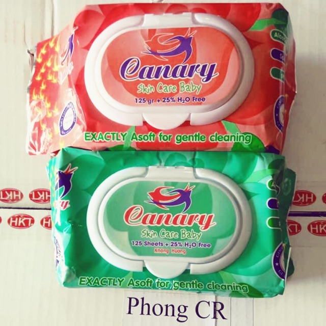 Combo 5 khăn ướt 125 tờ ( co hương & ko hương)