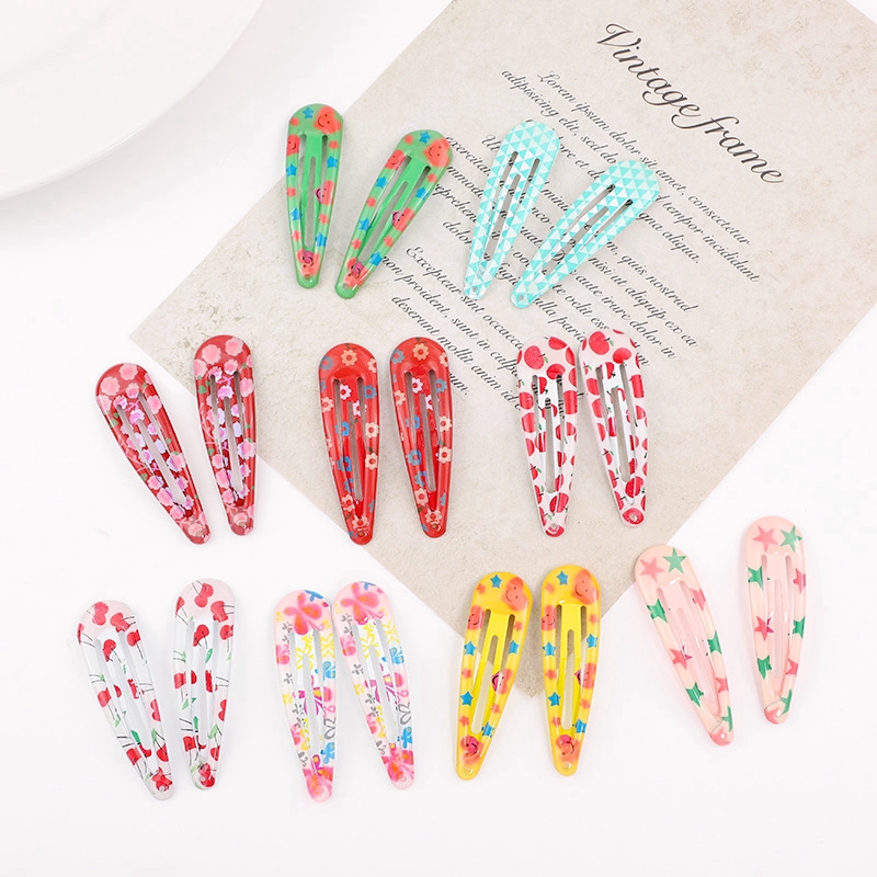 Set 18 Kẹp Tóc Kim Loại Xinh Xắn Cho Bé Gái