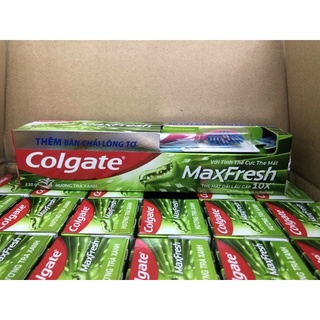 Kem Đánh Răng Colgate Maxfresh Hương Trà Xanh 230gr tặng bàn chải