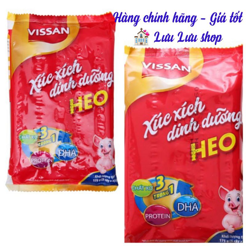 Bịch 5 cây xúc xích Vissan (175gr/ bịch)