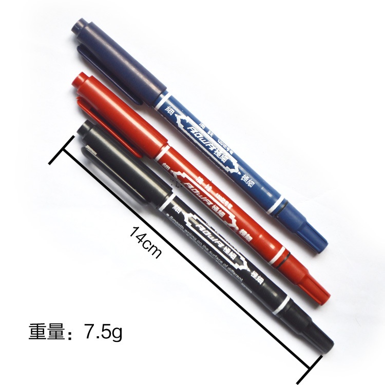 Bút Lông Đánh Dấu Hai Đầu Ngòi Mảnh Phong Cách Nhật Bản