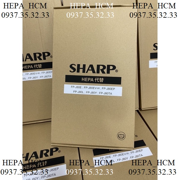 Màn lọc HEPA máy lọc kk sharp FP-J80EV-H, FZ-J80DFE , FZ-J60HFE , FZ-J60DFE