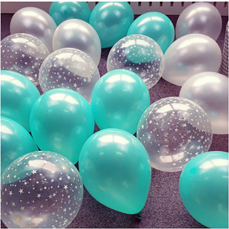 Bộ 20 Bong Bóng Trong Suốt 12 Inch Dùng Để Trang Trí Tiệc Cưới / Sinh Nhật