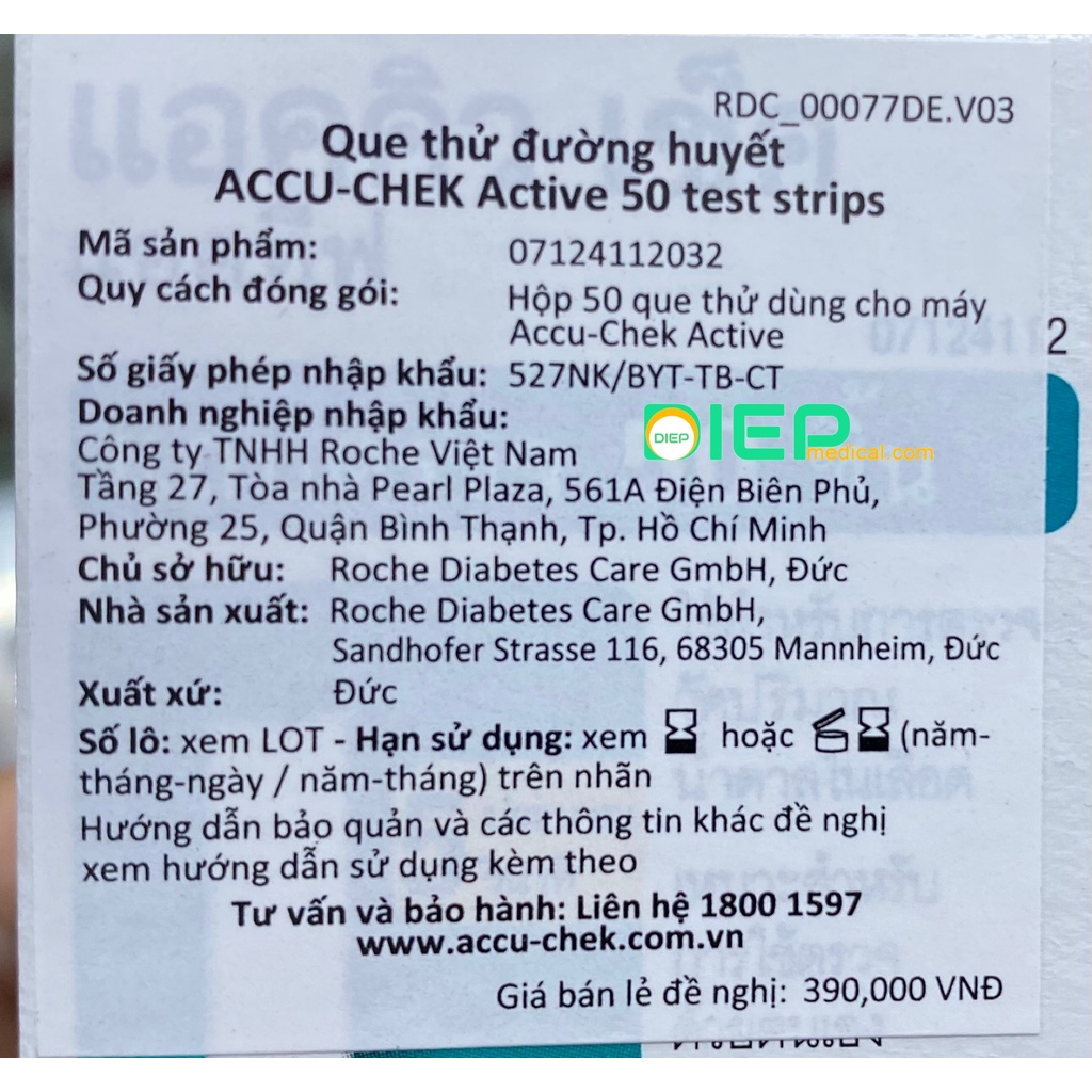 ✅ PRECICHEK AC300 - Máy thử đường huyết Precichek AC300 (Chính hãng Precichek - Đức)