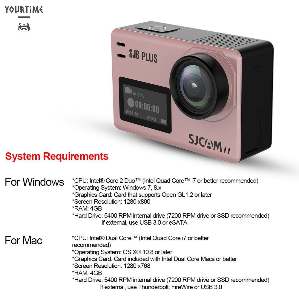 Camera Hành Trình Góc Rộng 170 Độ Tương Thích Sjcam Sj8 Pro 2.33 Inch