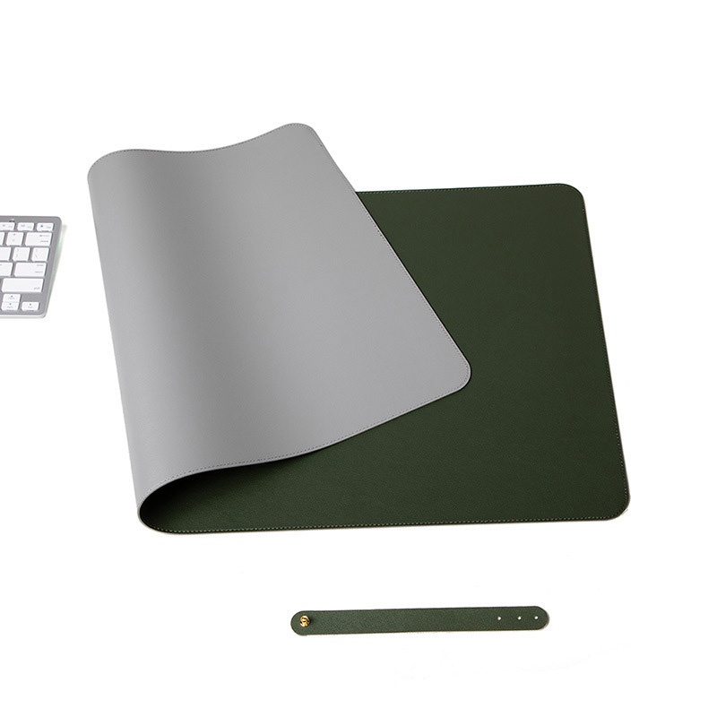 Lót chuột, deskpad bằng da cao cấp 2 mặt (80x40cm) - Thảm trải bàn chống nước, nhiều màu sắc