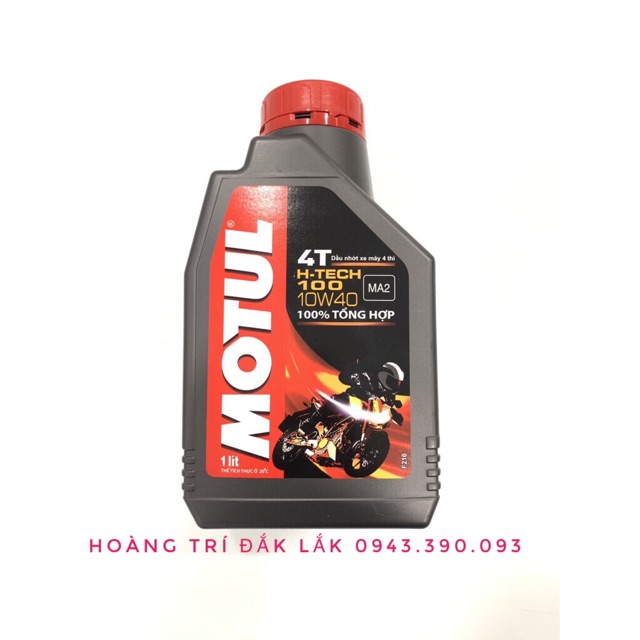 Nhớt Motul Htech 100 4T 10w40