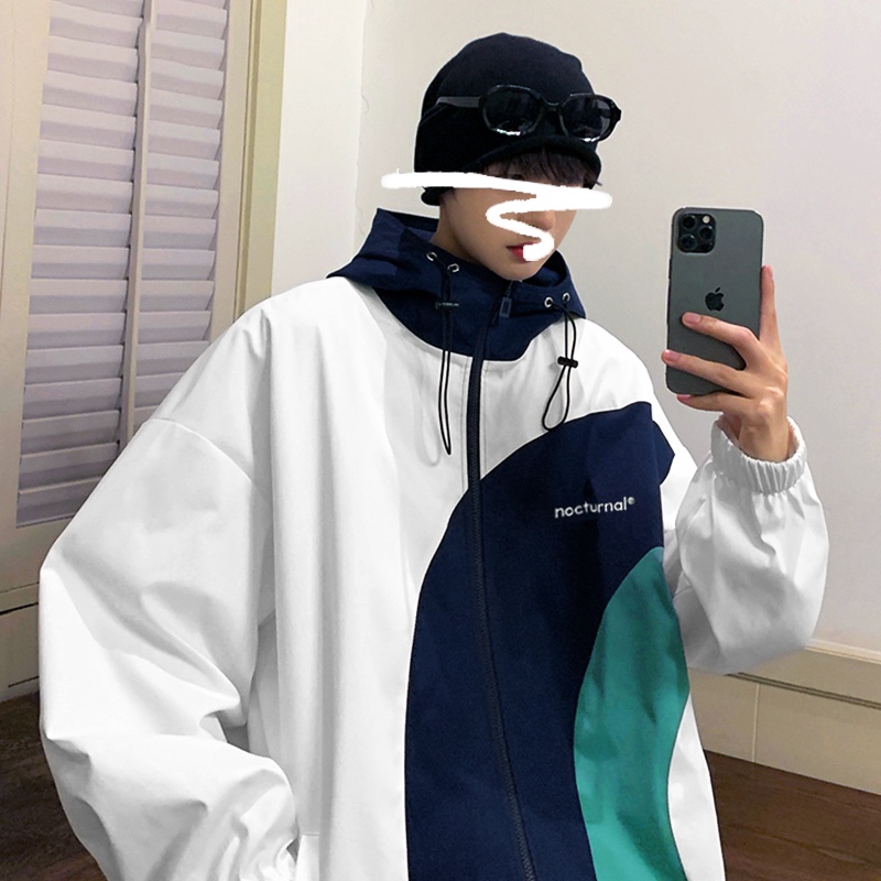Áo Khoác Dù NOCTURNAL Windbreaker Unisex Form Rộng Oversize Color Curves Local Brand
