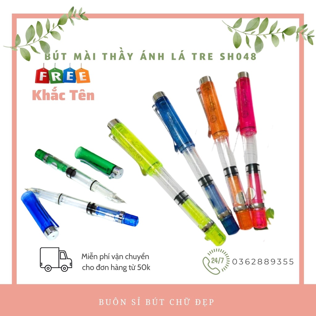 Bút Mài Thầy Ánh SH048 - Bút Luyện Viết Chữ Đẹp - Ngòi Calligraphy Kim Tinh Cao Cấp