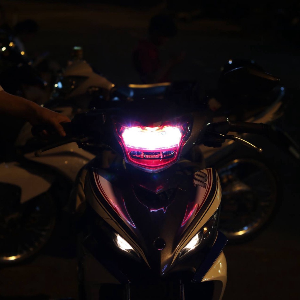 Chóa đèn led EXCITER 135 2011-2014, đèn pha led Ex 135 2 tầng Zhi.pat chính hãng - Bảo Hành 1 Năm