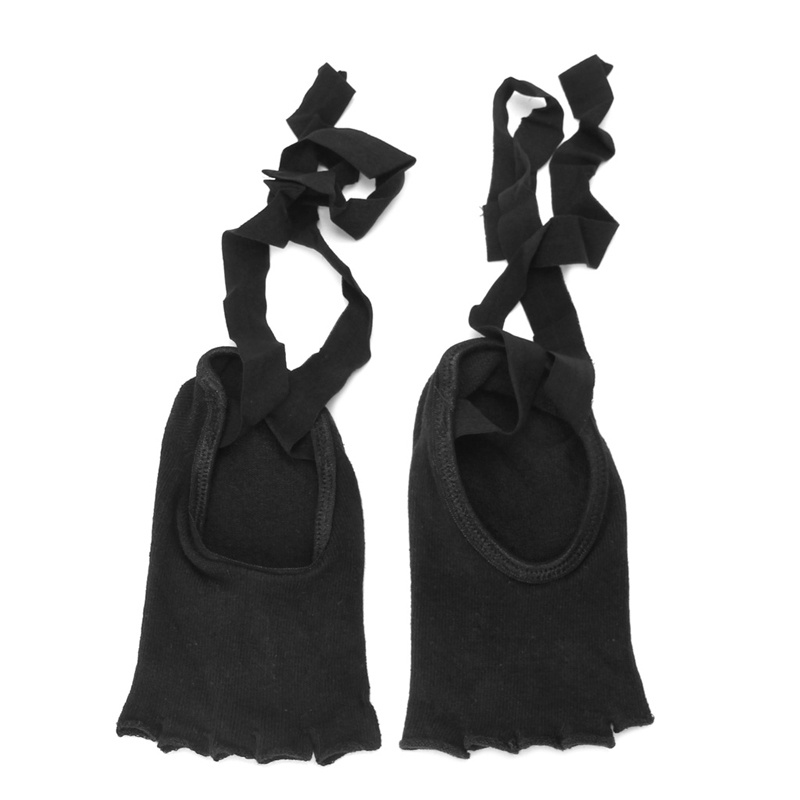 Đôi Vớ 5 Ngón Bằng Vải Cotton Để Tập Yoga Massage Chân Tiện Dụng