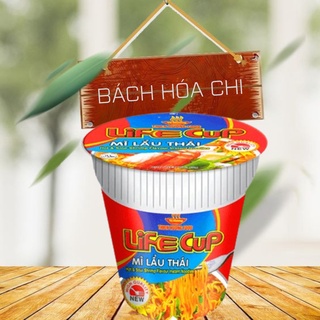Thùng 24 ly mì vị hương life cup lẩu thái