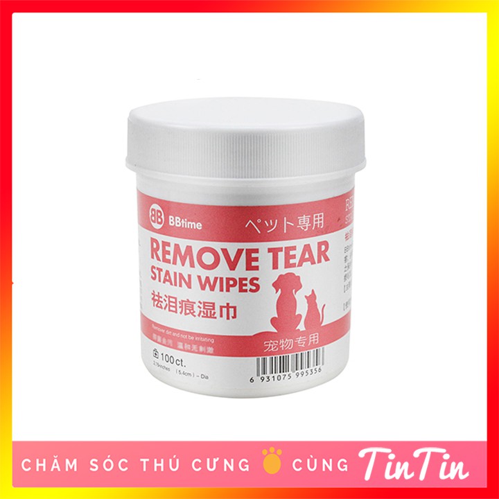 Bông Khăn Lau Vết Ố Mắt Cho Chó Mèo #Tintin Pet Store
