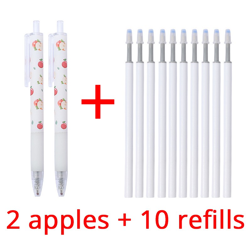 Set 2 Bút + 10 đầu Refill đầu 0.5 mm cho học sinh