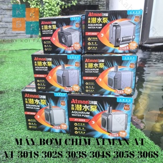 MÁY BƠM ATMAN ,MÁY  BƠM  CHÌM HỒ CÁ ,BỂ  CÁ ( 301s, 302s, 303s, 304s, 305s 306s )