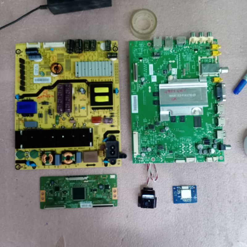 bo mạch tivi Panasonic 49DX400V,bo xử lý, khiển, nguồn,tcon,wifi,mắt nhận