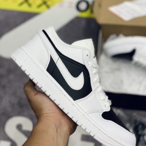 Giày Sneaker JD Low Trắng Đen, Giày Thể Thao Nam Nữ Thấp Cổ