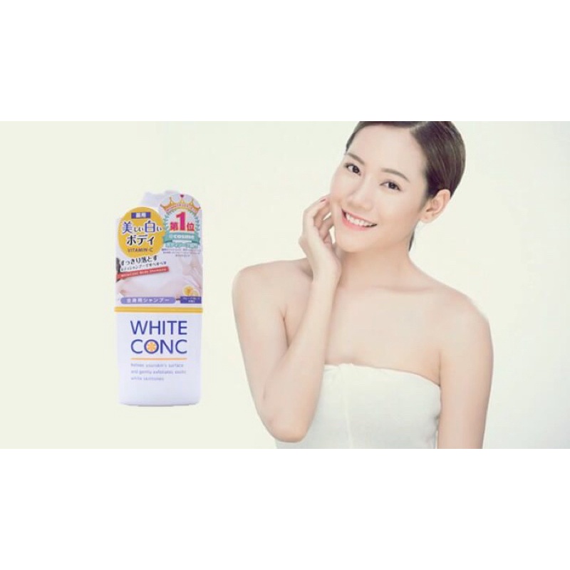 Sữa Tắm giúp TRẮNG DA TOÀN THÂN white conc 360ml của nhật