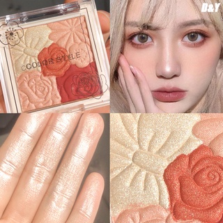 Màu Sắc Phấn Má Hồng Bắt Sáng Tạo Khối Trang Điểm Mặt