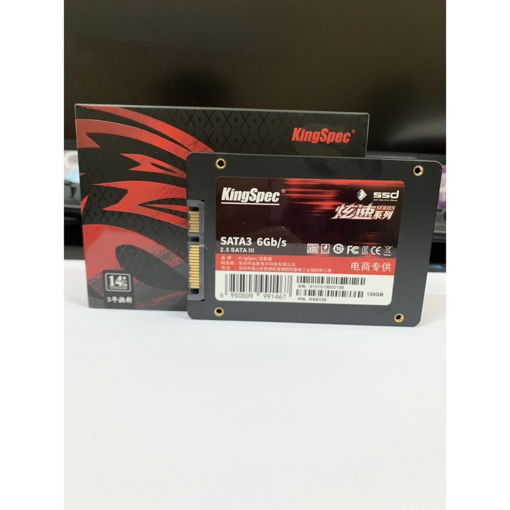 KingSpec Ổ Cứng SSD 128Gb Sata 3, Dành Cho Máy Tính PC Laptop Máy Tính Để Bàn- cài sẵn win | BigBuy360 - bigbuy360.vn