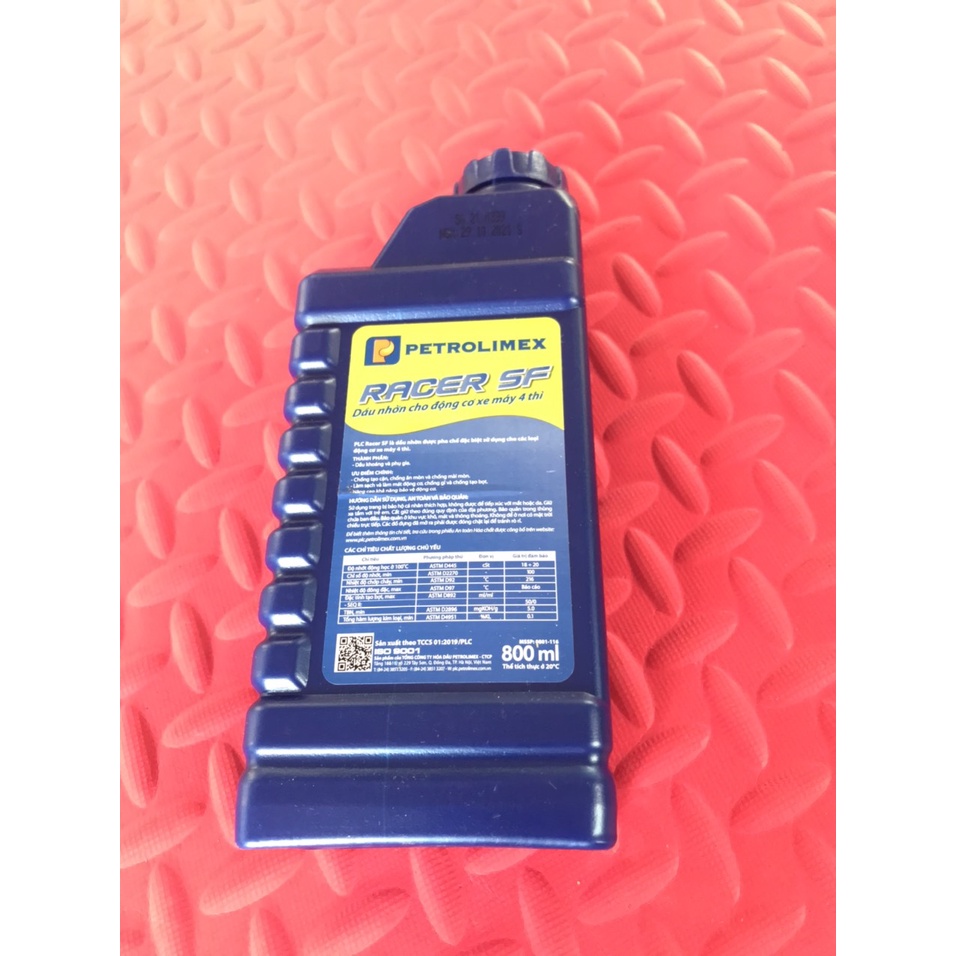 Dầu nhớt chính hãng PETROLIMEX Racer SF 800ml dành cho xe máy động cơ 4 kỳ
