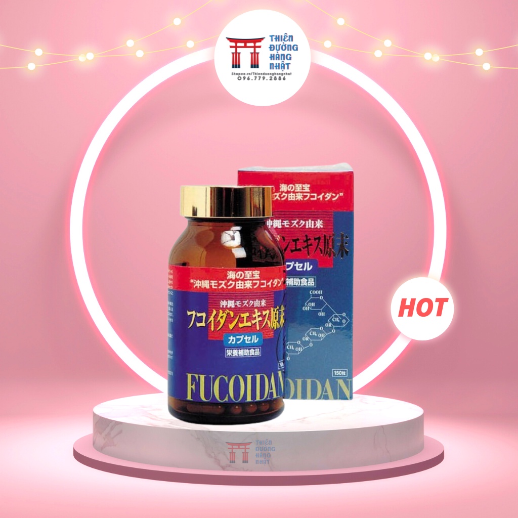 Viên uống tảo đỏ Fucoidan Okinawa 150v Nhật Bản