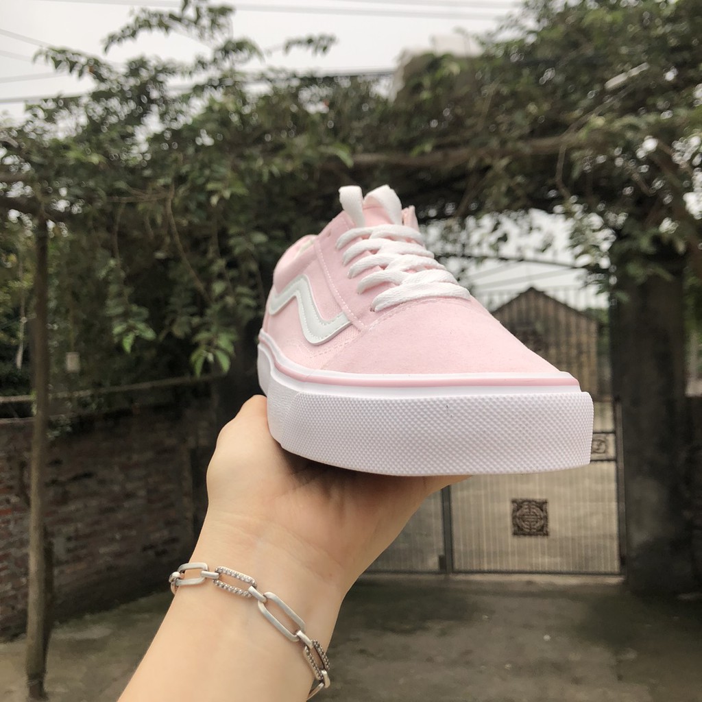 Giày ulzzang van hồng tao bao Full Box