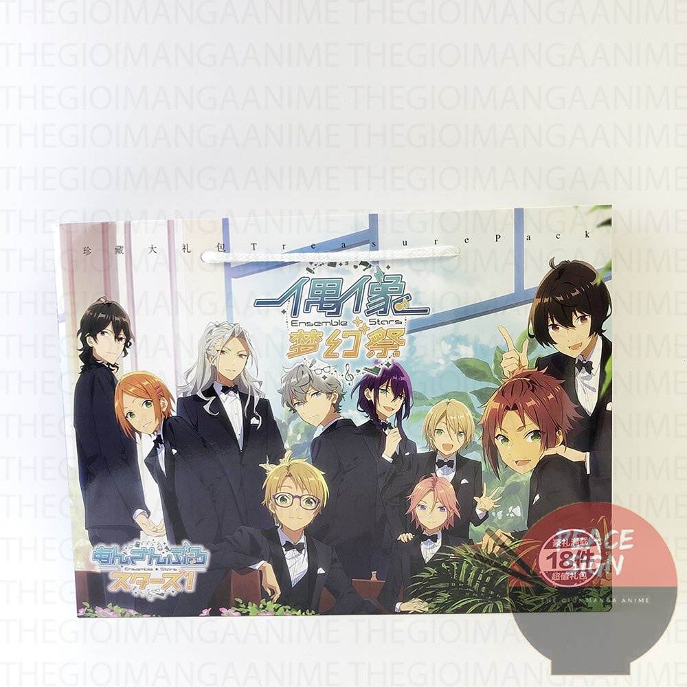 Túi quà Ensemble Stars hình chữ nhật anime chibi quà tặng độc đáo