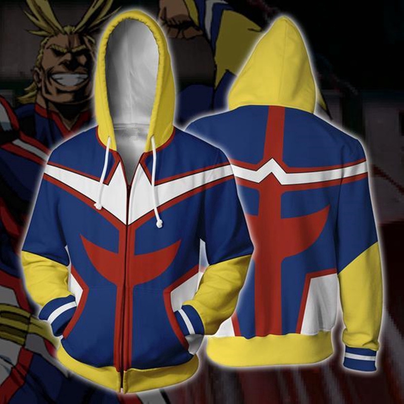 Áo Khoác Hoodie Họa Tiết Anime My Boku No Hero Academia Độc Đáo