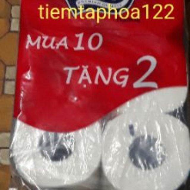 Giấy vệ sinh pulppy 12 cuộn (10 cuộn tặng 2 cuộn)