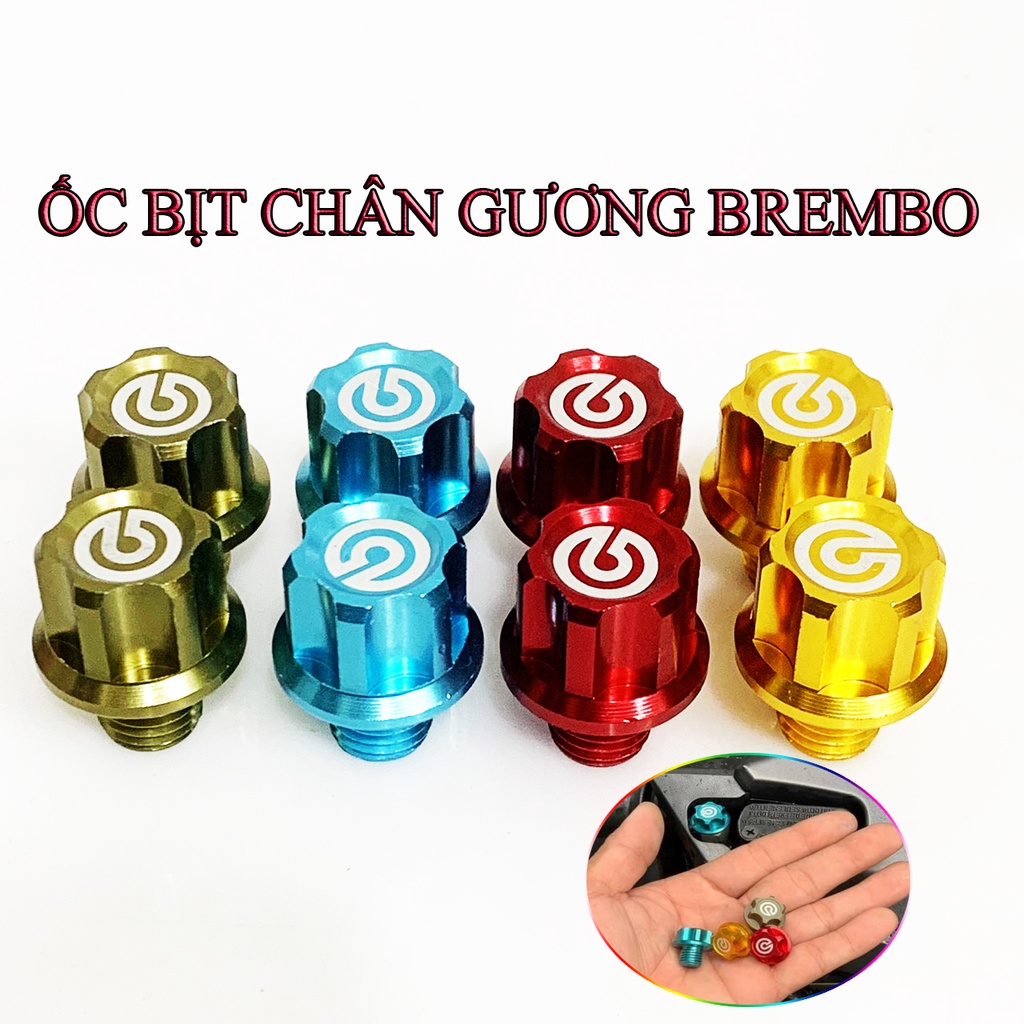 Ốc Bịt Chân Gương Các Dòng Wave, Vario, SH, SH Mode, Dream, Winner, Exciter, Sirius, Vision, AB- giá 1 con ( Ảnh Chụp Th