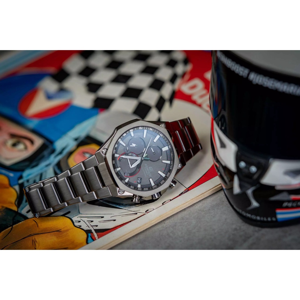 Đồng Hồ Nam Casio Dây Kim Loại Chính Hãng EDIFICE EQB-1100DC-1ADR