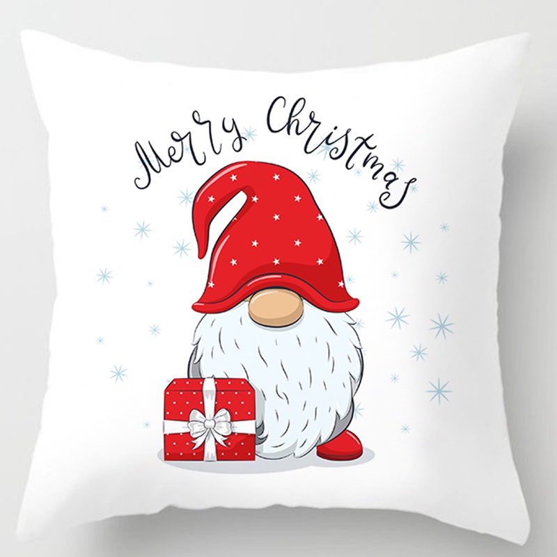 Christmas pattern pillow case sofa bed cushion cover home decoration