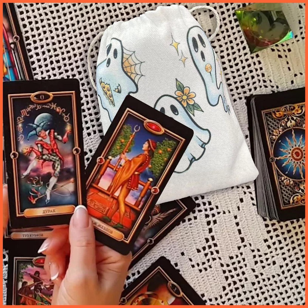 Túi Nhung Dây Rút Đựng Thẻ Bài Tarot / Bài Tarot / Bài Tarot / chunvn Tiện Dụng