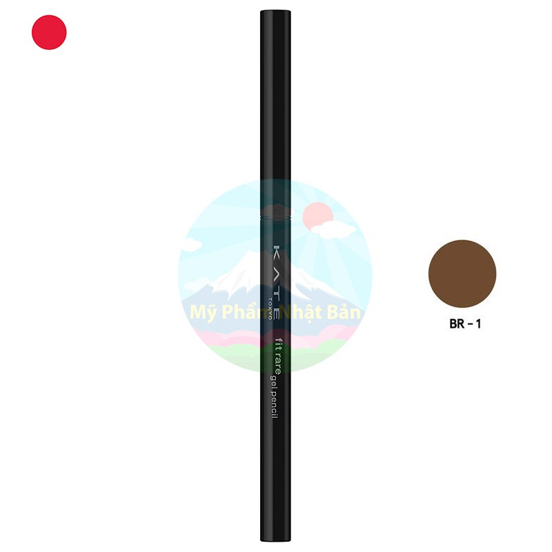 Chì Kẻ Mắt Kate Tokyo Fit Rare Gel Pencil BR-1 (Màu Nâu)