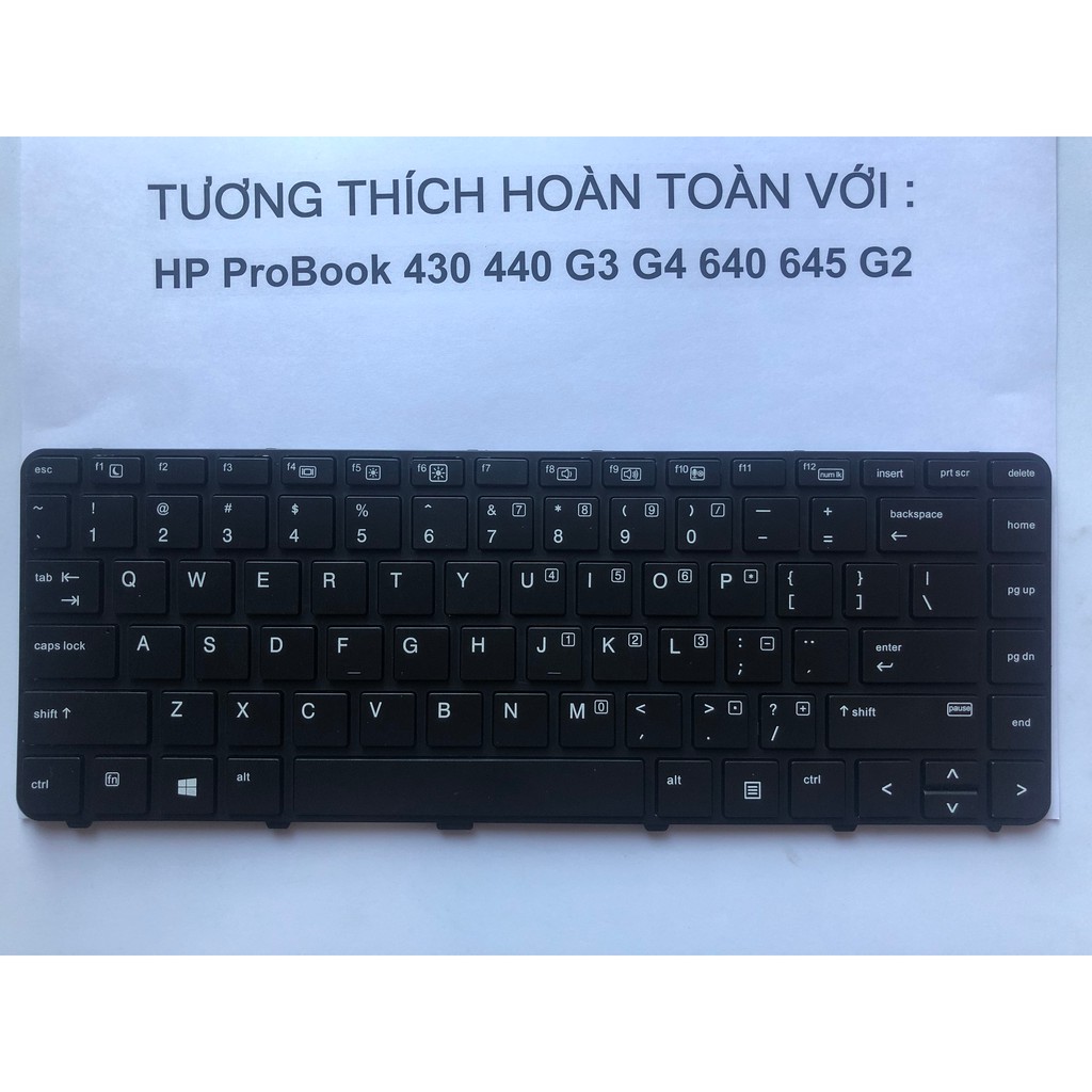 Bàn Phím Laptop HP ProBook 430 440 G3 G4 640 645 G2 Hàng Mới 100%-Bảo hành toàn quốc-Phụ kiện giá sỉ