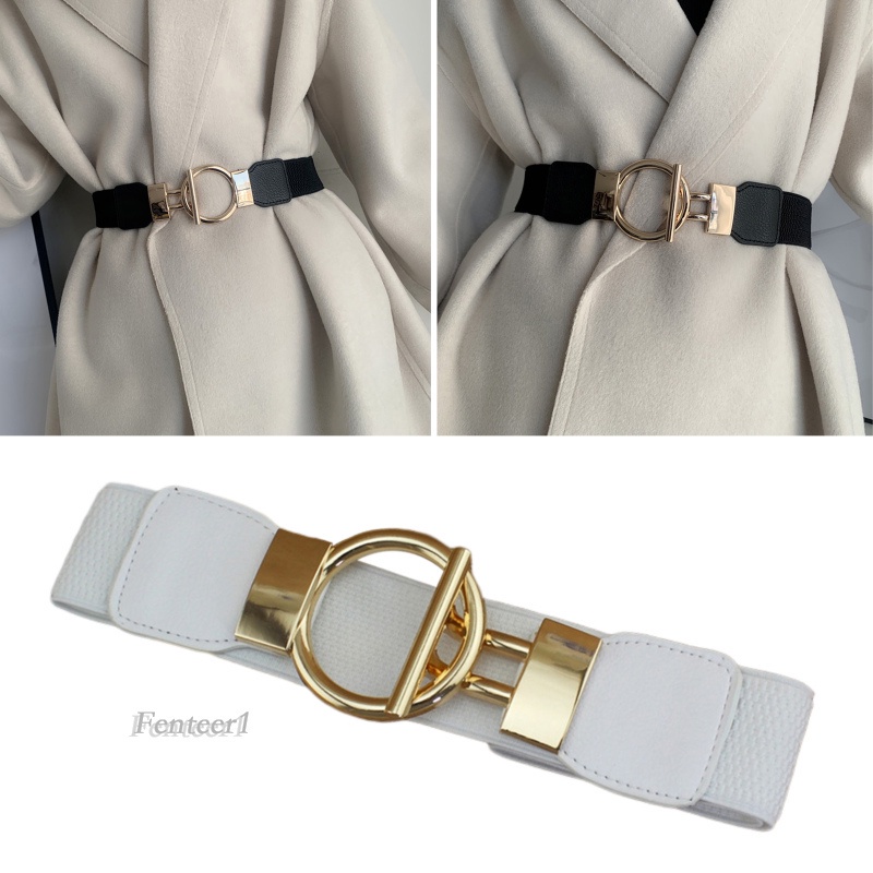 Thắt lưng khóa tròn phong cách Bắc Âu thời trang cho nữ