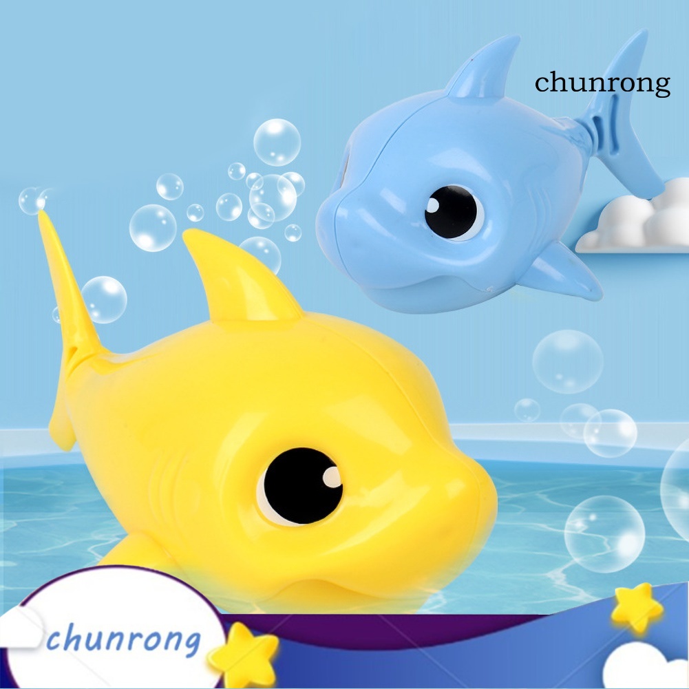 Cr Bộ 2 Cá Mập Lên Dây Cót Đồ Chơi Nhà Tắm Cho Bé
