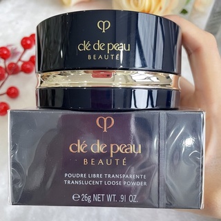 Sẵn - phấn phủ siêu mịn, kiềm dầu cle de peau beaute dạng bột, có bông phấn