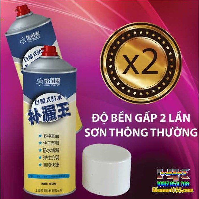 BÌNH XỊT CHỐNG THẤM CHỐNG DỘT ĐA NĂNG BẢO VỆ NHÀ BẠN KHỎI NGẤM NƯỚC, CHỐNG BÁM BẨN CHO TƯỜNG NHÀ , MÁI TÔN ỐNG NƯỚC ....